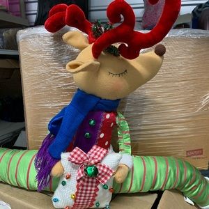 Holiday Dancer Reindeer door draft from Pier One Imports